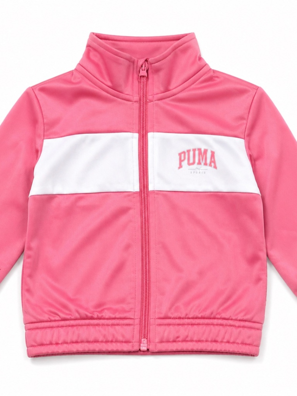 PUMA Baby Girl Pink 2-Piece Tricot Tracksuit Set NWT 6/9M